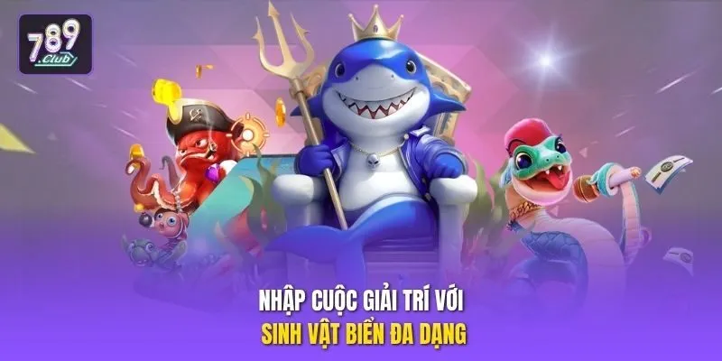 Nhập cuộc giải trí với sinh vật biển đa dạng